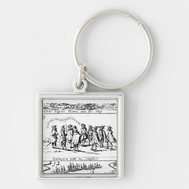 Babington and his Accomplices Key Ring (Front)