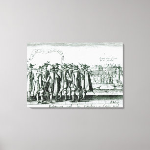 Babington with his Complices in St. Giles Canvas Print