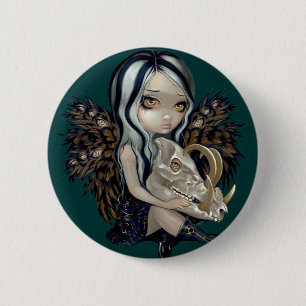 "Babirusa Skull" Button