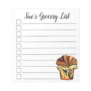 Babka Chocolate Bread Slice Loaf Jewish Bakery Notepad