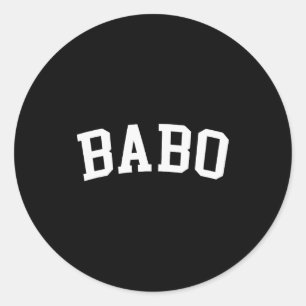 Babo classic round sticker