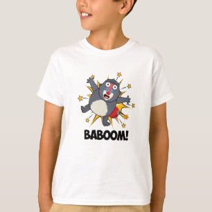 Baboom Funny Exploding Baboon Pun  T-Shirt