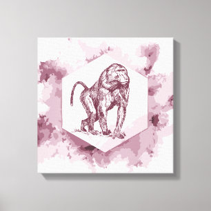 Baboon Canvas Print