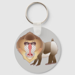 Baboon Key Ring