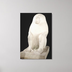 Baboon, Middle Kingdom, possibly 7th Dynasty Canvas Print