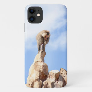 Baboon monkey on top of a mountain Case-Mate iPhone case