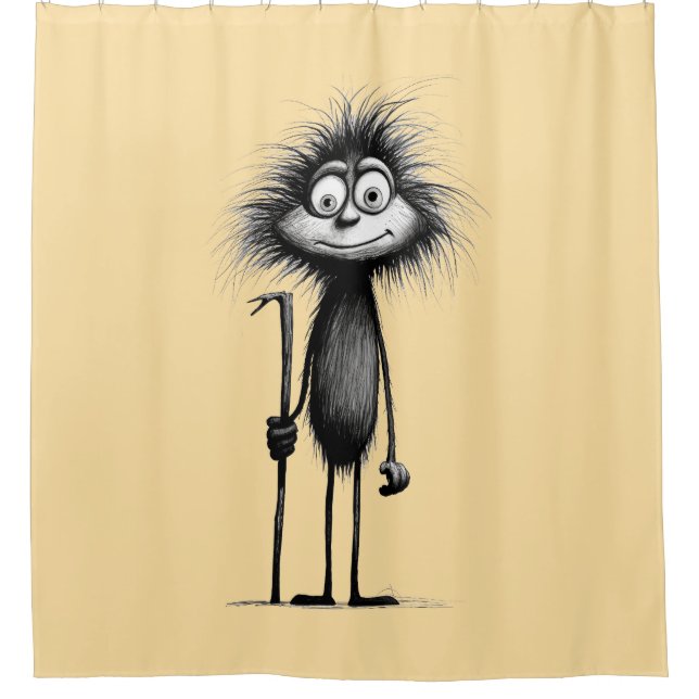 baboon shower curtain (Front)