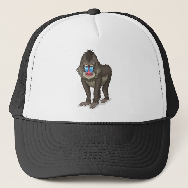 Baboon Trucker Hat (Front)