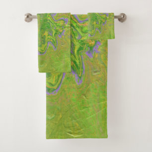 Babs 1 Abstract Bath Towels