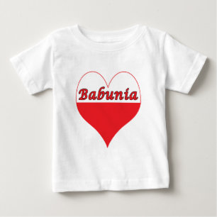 Babunia Polish Heart Baby T-Shirt