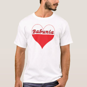 Babunia Polish Heart T-Shirt