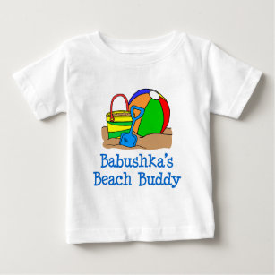 Babushka Beach Buddy Baby T-Shirt