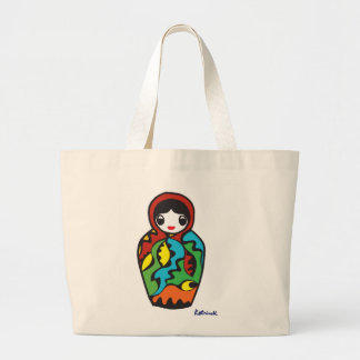 Babushka - Matryoshka Large Tote Bag