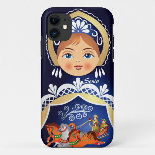 Babushka Matryoshka  Russian Doll iPhone 11 Case