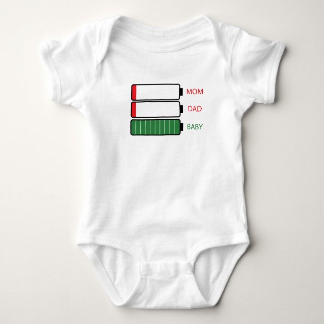 Baby 100% Energy Bodysuit (Front)