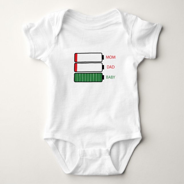 Baby 100% Energy  Bodysuit (Front)