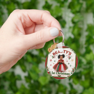 BABY 1ST CHRISMAS KEY RING
