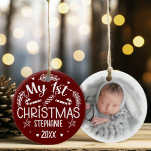 Baby 1st Christmas Home Decor Ceramic Tree Decoration