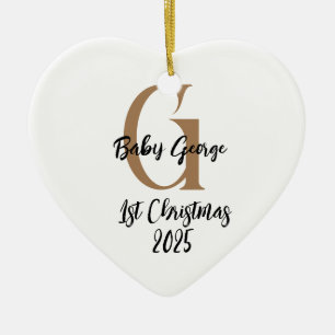 baby 1st Christmas Ornament