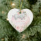 Baby 1st First Christmas Blush Floral Elephant