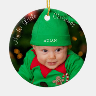Baby 1st Little Christmas Ceramic Tree Decoration