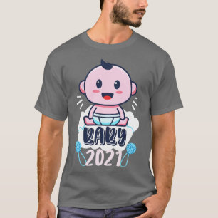 Baby 2021 Child Birth Announcement Family T-Shirt
