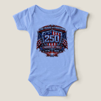 Baby 250 Years of Freedom T-Shirt – Keep America