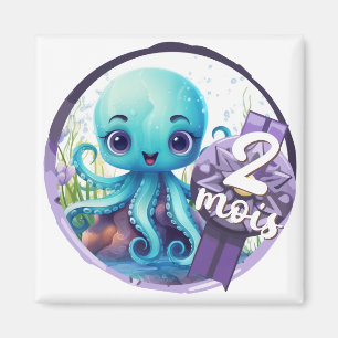 Baby - 2 months also magnet