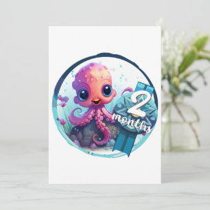 Baby - 2 months holiday card
