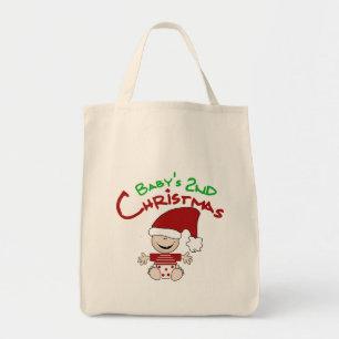Baby 2nd Christmas Tshirts and Gifts Tote Bag
