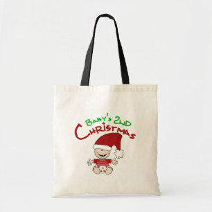 Baby 2nd Christmas Tshirts and Gifts Tote Bag