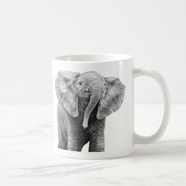 Baby African Elephant Mug (Right)
