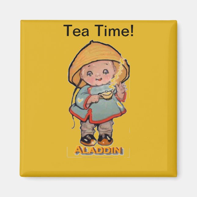 Baby Aladdin and his lamp. Magnet (Front)