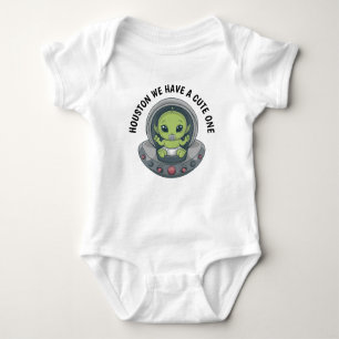 Baby Alien in UFO Baby Bodysuit