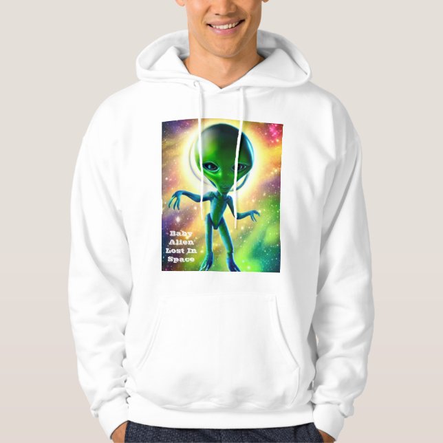 Baby Alien Lost In Space Hoodie (Front)