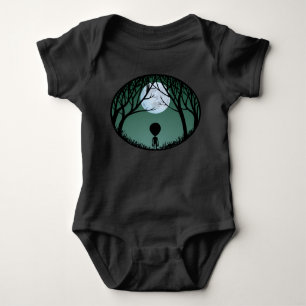 Baby Alien Shirts Organic Alien w. Moon Creeper