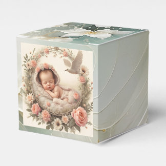 Baby and birds favour box