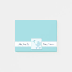 Baby and Mummy Bluebirds Baby Shower Post-it Notes