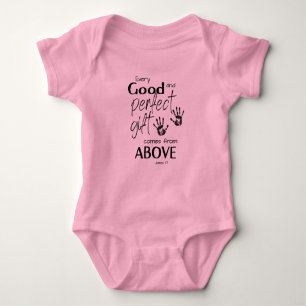 BABY ANGEL BODY SUIT- JAMES 1:17 BABY BODYSUIT