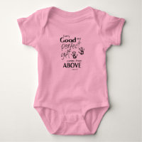 BABY ANGEL BODY SUIT- JAMES 1:17