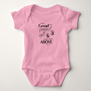BABY ANGEL BODY SUIT- JAMES 1:17 BODYSUIT