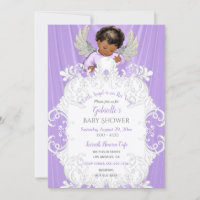 Baby Angel Lavender Silver Dark Skin Tone