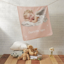 Baby Angel Pink With Childs Name