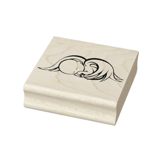 Baby Angel Rubber Stamp (Stamp)
