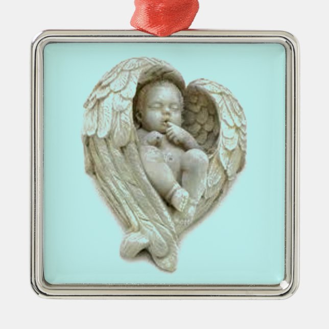 Baby angel wings products metal tree decoration (Front)