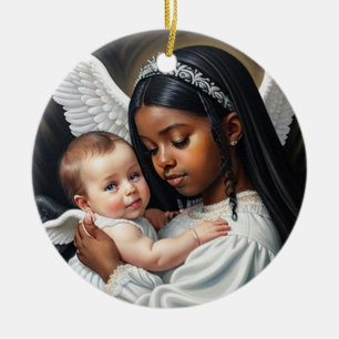 baby Angels Ceramic Tree Decoration
