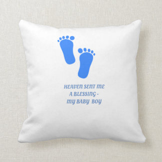 Baby Angels Heaven Sent Boy Pillow