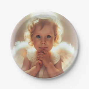 Baby Angels Paper Plate