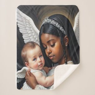 baby Angels Sherpa Blanket
