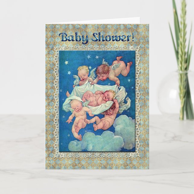 Baby Angels Shower Invitation (Front)